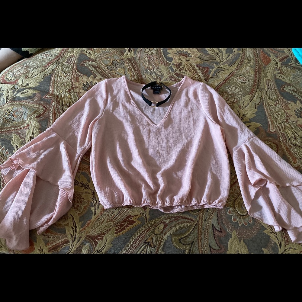 Pink blouse